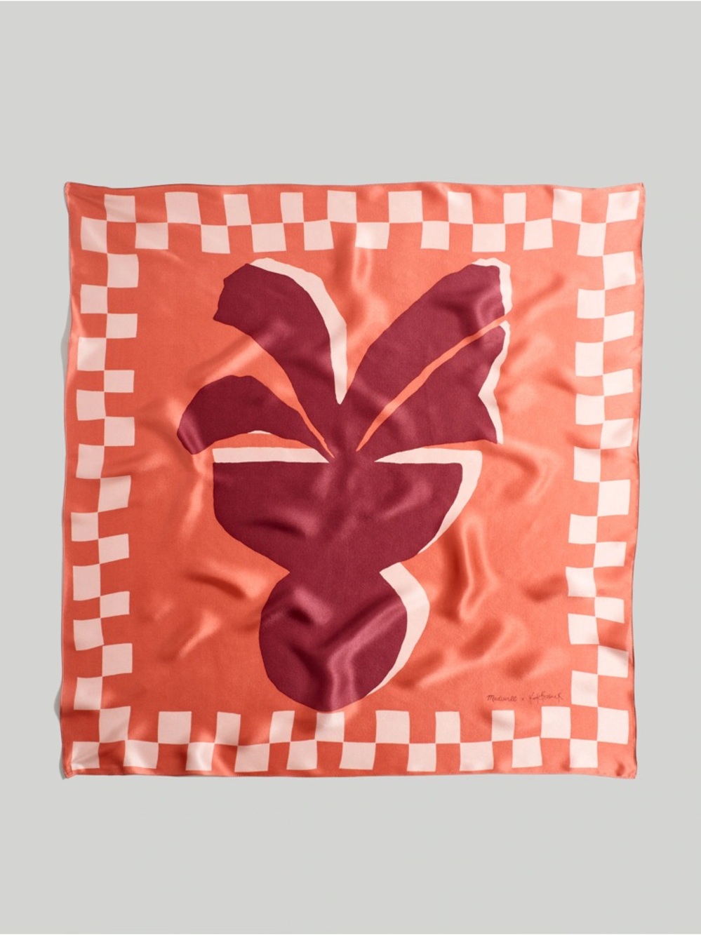 Madewell x Kate Roebuck Silk Bandana Scarf